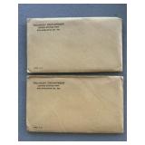 Two 1963 P.C. US Mint Sets