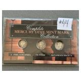 3 Mercury Silver Dimes