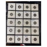 20 Mercury Silver Dimes