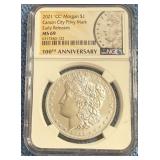 2021 NGC MS69 Silver Carson City Morgan Dollar