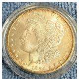 1884 Silver Carson City Morgan Dollar