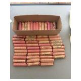 Approx. 64 Rolls of Wheat Pennies