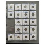 18 Antique Dimes & Half Dimes