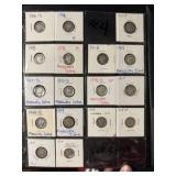 17 Mercury Silver Dimes