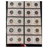 20 Mercury Silver Dimes