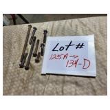 7 PCS NOS 3/8"x 7" ANTIQUE MACHINE BOLTS