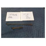 7 PCS NOS 1/2"x5 1/2" ANTIQUE MACHINE BOLTS