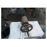 Cider Press Lower Grinder Section