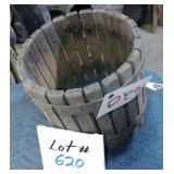 ANTIQUE CIDER PRESS Barrel 14"