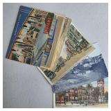 6 Vintage Evansville Post Cards