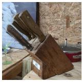 Old Homestead Knives & Block