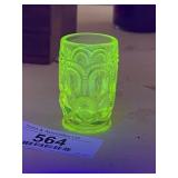 Vintage Vaseline Glass Toothpick Holders