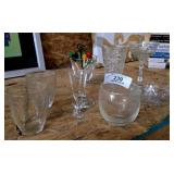 9 Pieces Cut Glass & Crystal