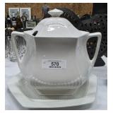 Large Soup Tureen, Lid & Platter