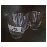 Heavy Glass Pitchers