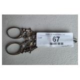 Ornate Silver Scissors