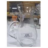 Princess House Heritage Crystal Pitcher
