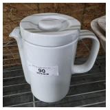 Ceramic Pitcher  & Lid