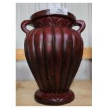 Large Ceramic Pedestal Double Handle Vase
