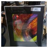 Framed Mixed Media Art