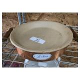 Pampered Chef Copper & Brass Server