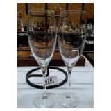 Dom Perignon Signed Wine Glasses