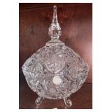 Crystal Footed Compote