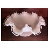 Fenton Silver Crest Pedestal Candy Dish