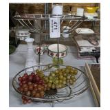 Vintage Display Stand & Fruit