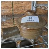 Vintage Stoneware Handled Crock