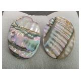 Large Vintage Albone Shell Earrings