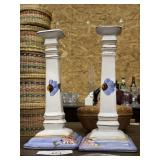 Hand Painted Candleholders