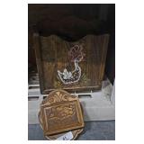 Vintage Key Box & Magazine Rack