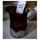 1917 Kentucky State Fair Ruby Flash Pitcher
