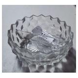 Fostoria American Cubist Divided Bowl