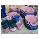 55 Piece Fiesta Dish Set