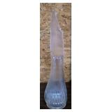 Opalescent Art Glass MCM Swung Vase