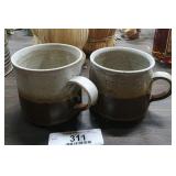 Stoneware Studio Art Cups