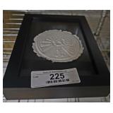 Framed Oriental Ceramic Casting