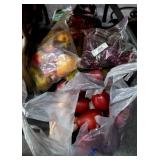 Large Lot of Wax & Artificial Fruits & Vegetables