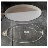 Silver Acrylic Fish Platter