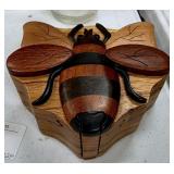 Hand Crafted Bee Puzzle Box