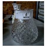 Waterford Crystal Glass Hurricane / Fairy Lamp