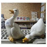 Large Pair of Ceramic Ducks