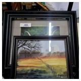 2 Vintage Framed Portraits