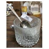 Vintage Ice Bucket & Silver Scoop
