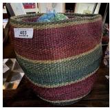 Fabric Basket & Blanket