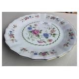 "Sporing Night" Gold Trim Platter