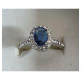 Oval Estate Sapphire Ring