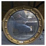 Antique Round Mirror